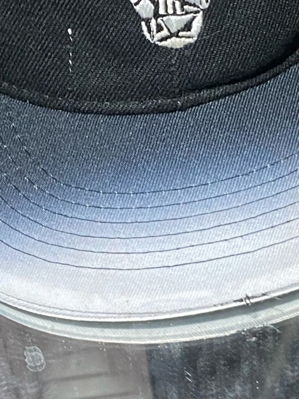 Salvage Black and Gray Ombre Bull Logo Snapback Hat